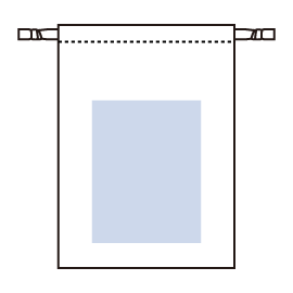 スウェード風巾着(M)