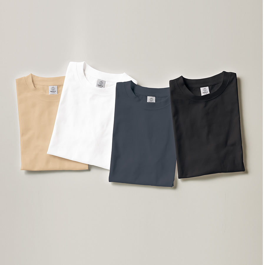 カスタムデザインオーガニックコットンTシャツ 7.4オンス オーバーサイズ