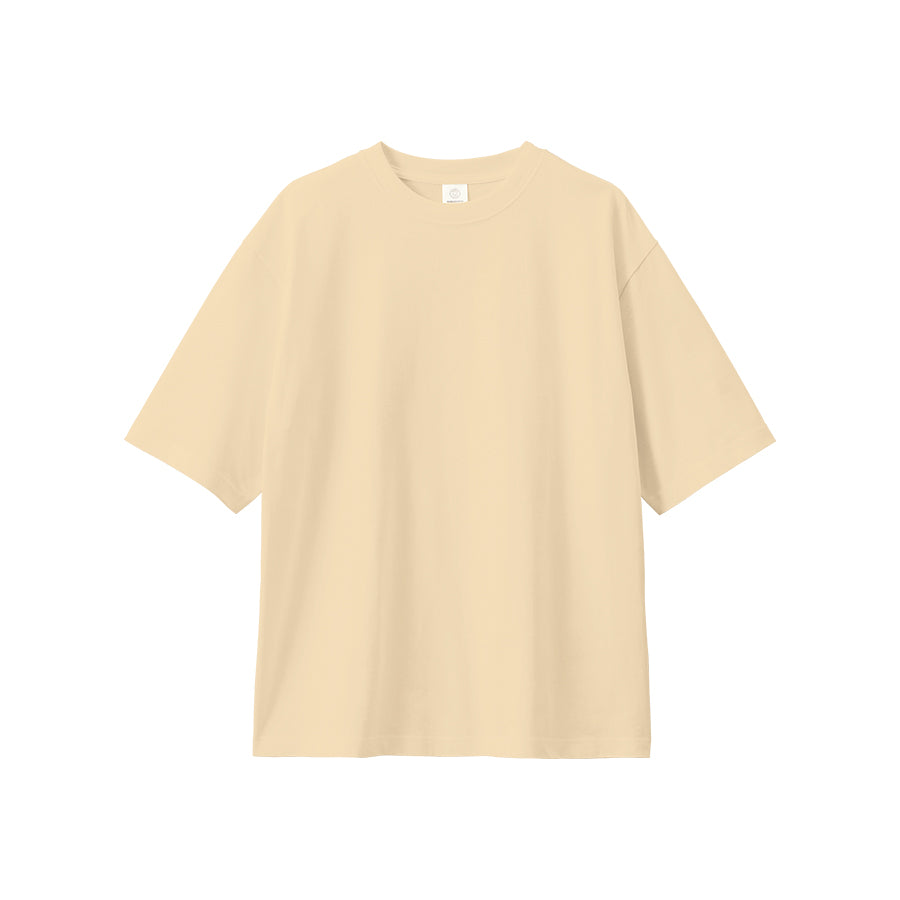 カスタムデザインオーガニックコットンTシャツ 7.4オンス オーバーサイズ
