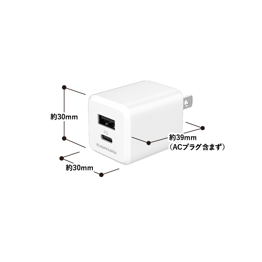 PD20Wコンセントチャージャー C+A