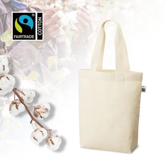 フェアトレードコットンベーシックトート(M) ナチュラル