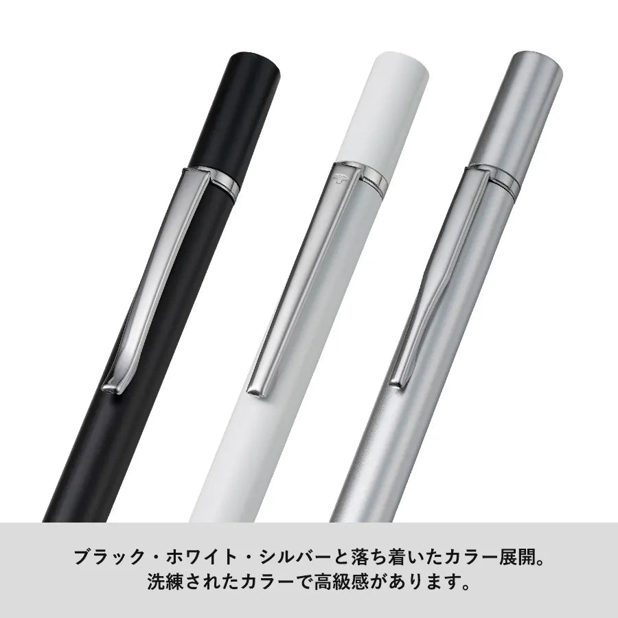 ボールペン付クリアディスク型タッチペン(再生ABS)