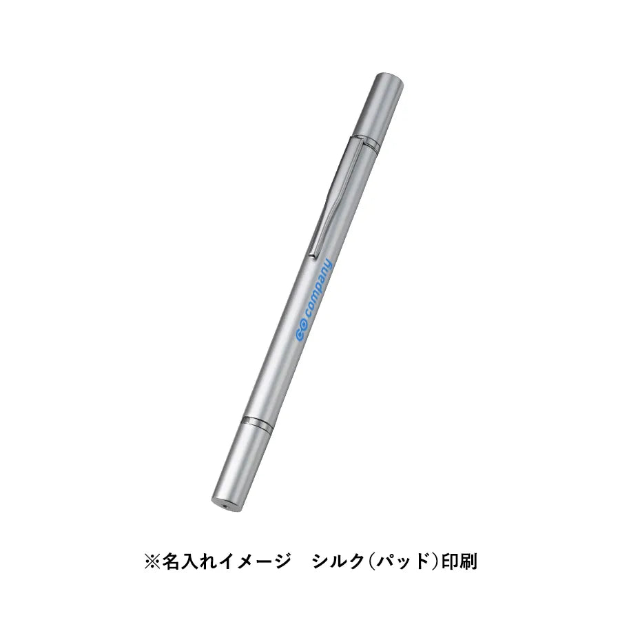 ボールペン付クリアディスク型タッチペン(再生ABS)