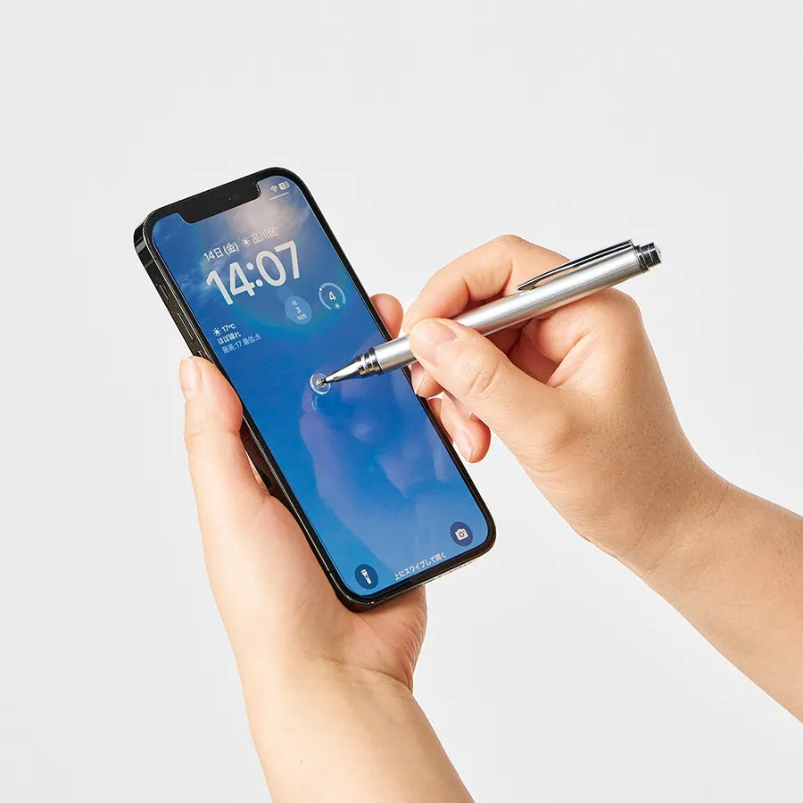 クリアディスク型タッチペン(再生ABS)