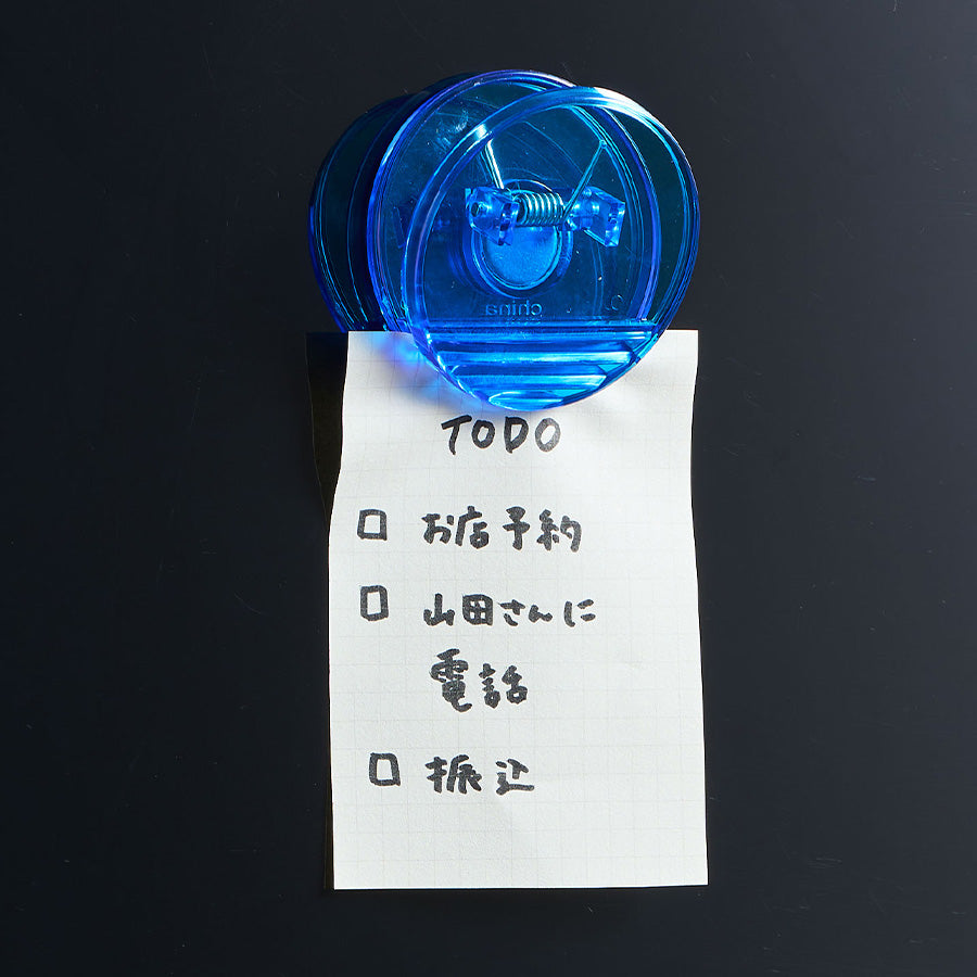 くっつくラウンドクリップ クリア