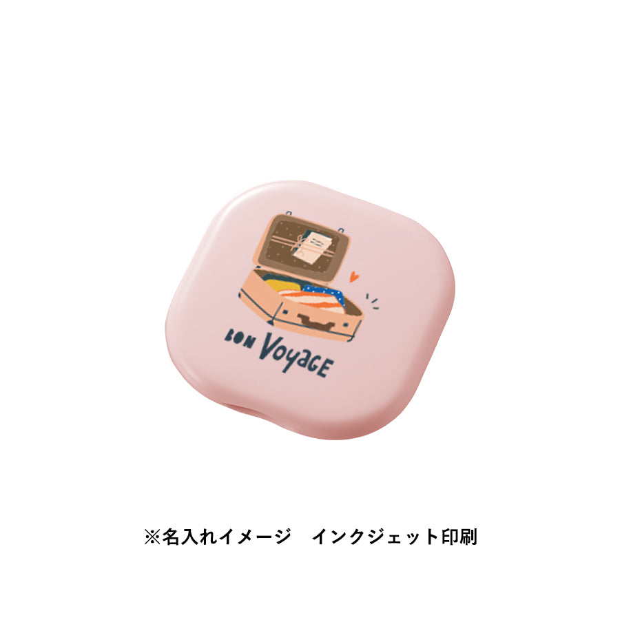 コーム付コンパクトミラー スクエア