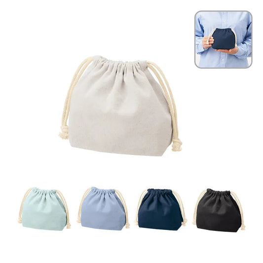 厚手コットンポーチ巾着(S) - 販促日本一