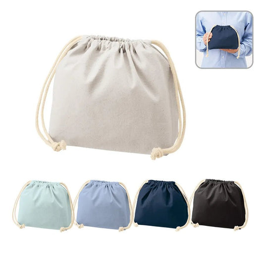 厚手コットンポーチ巾着(M) - 販促日本一