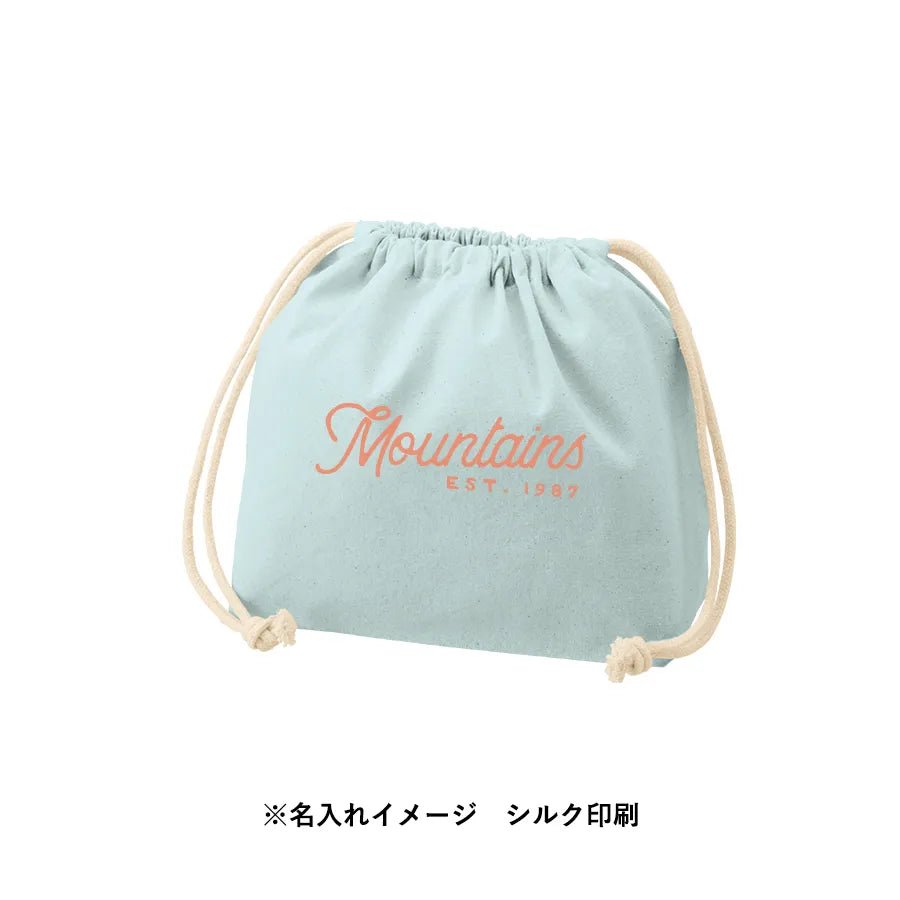 厚手コットンポーチ巾着(M) - 販促日本一