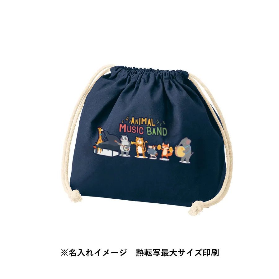 厚手コットンポーチ巾着(M) - 販促日本一