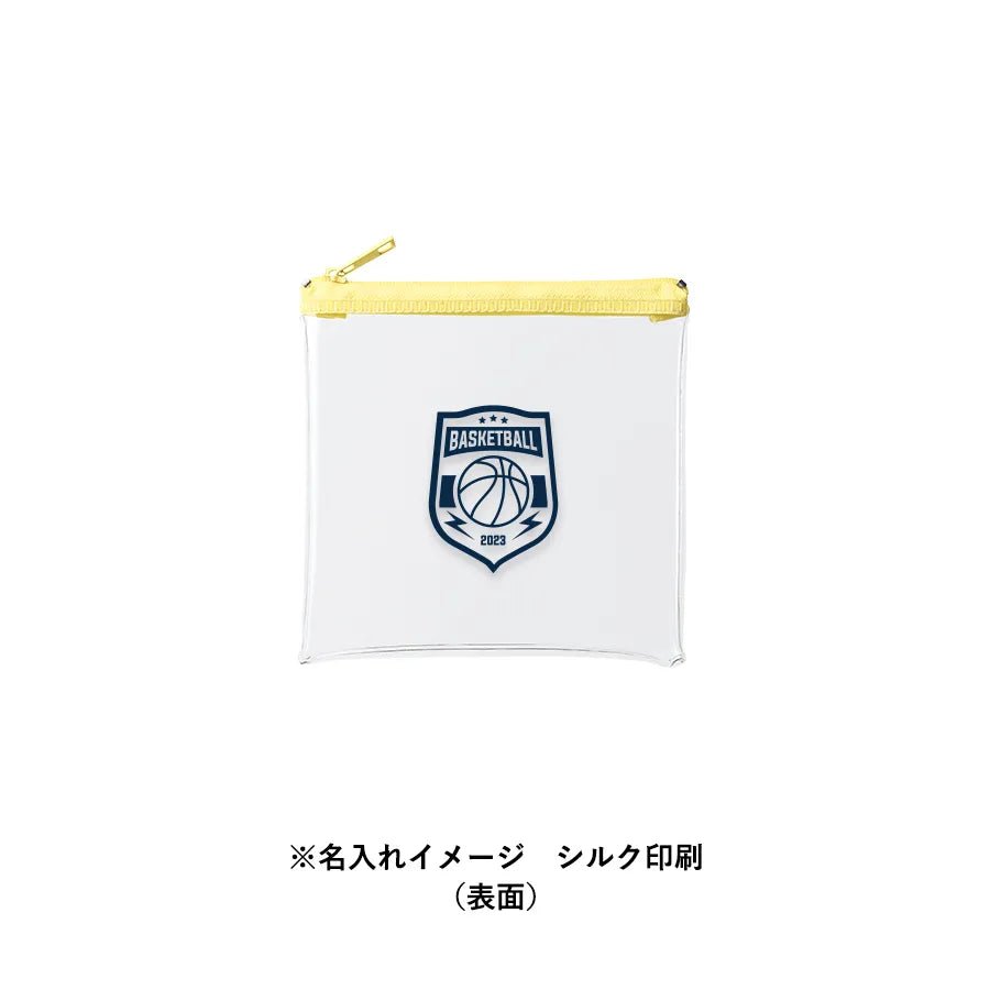 カラーファスナークリアポーチ(S) - 販促日本一