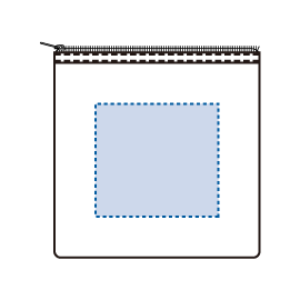 ライトクーラーガゼットマチ付ポーチ