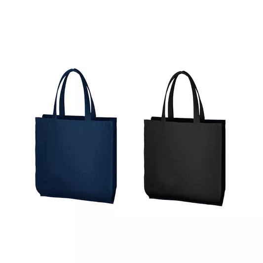 ライトキャンバスバッグ 横マチ付