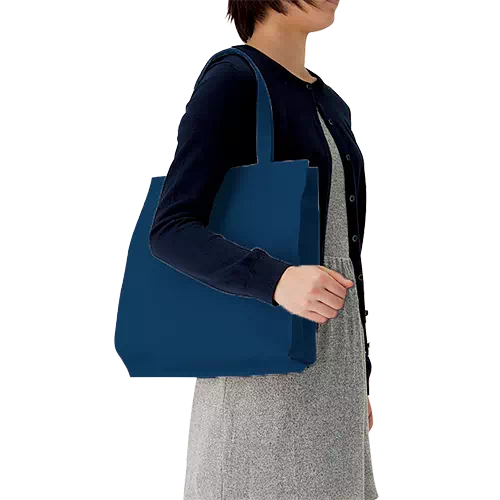 ライトキャンバスバッグ 横マチ付