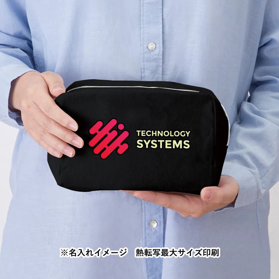 キャンバスファスナーポーチ(M) - 販促日本一