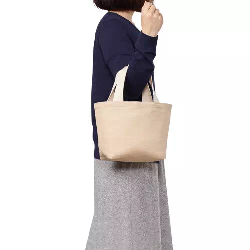 ジュートコットントート(S) ナチュラルベージュ