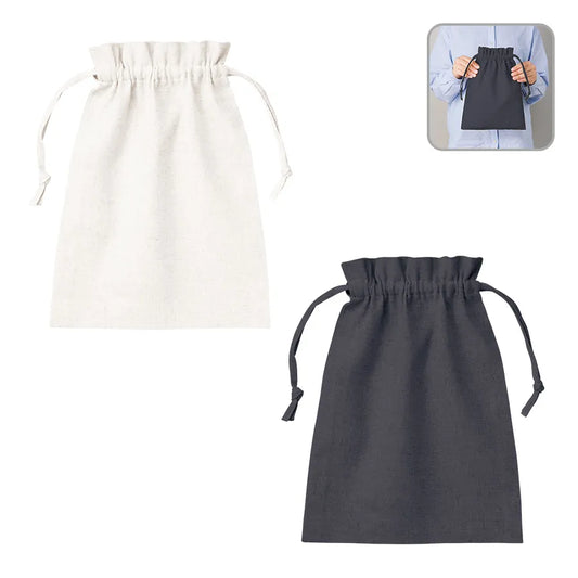 コットンリネン巾着(M)