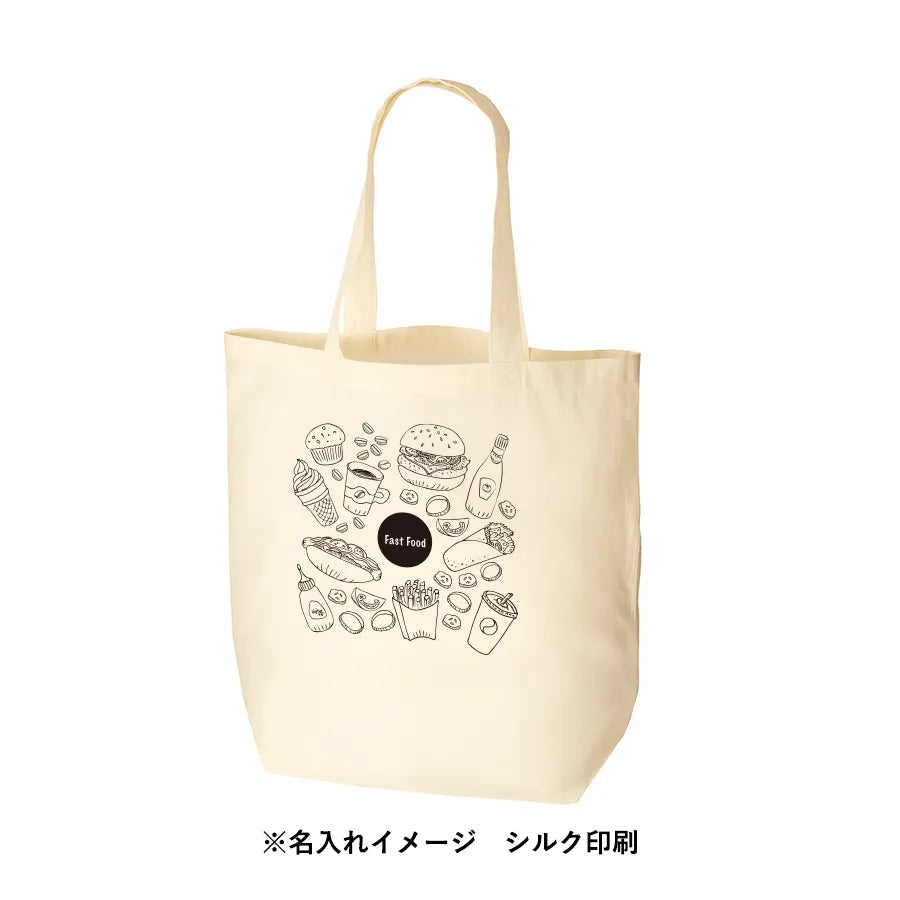 オーガニックコットンバッグ(M) ナチュラル
