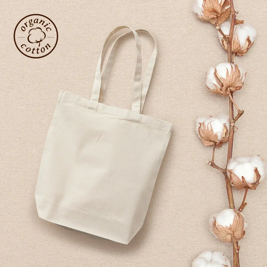 オーガニックコットンキャンバストート(M) ナチュラル