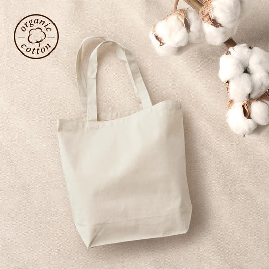 オーガニックコットンキャンバストート(L) ナチュラル