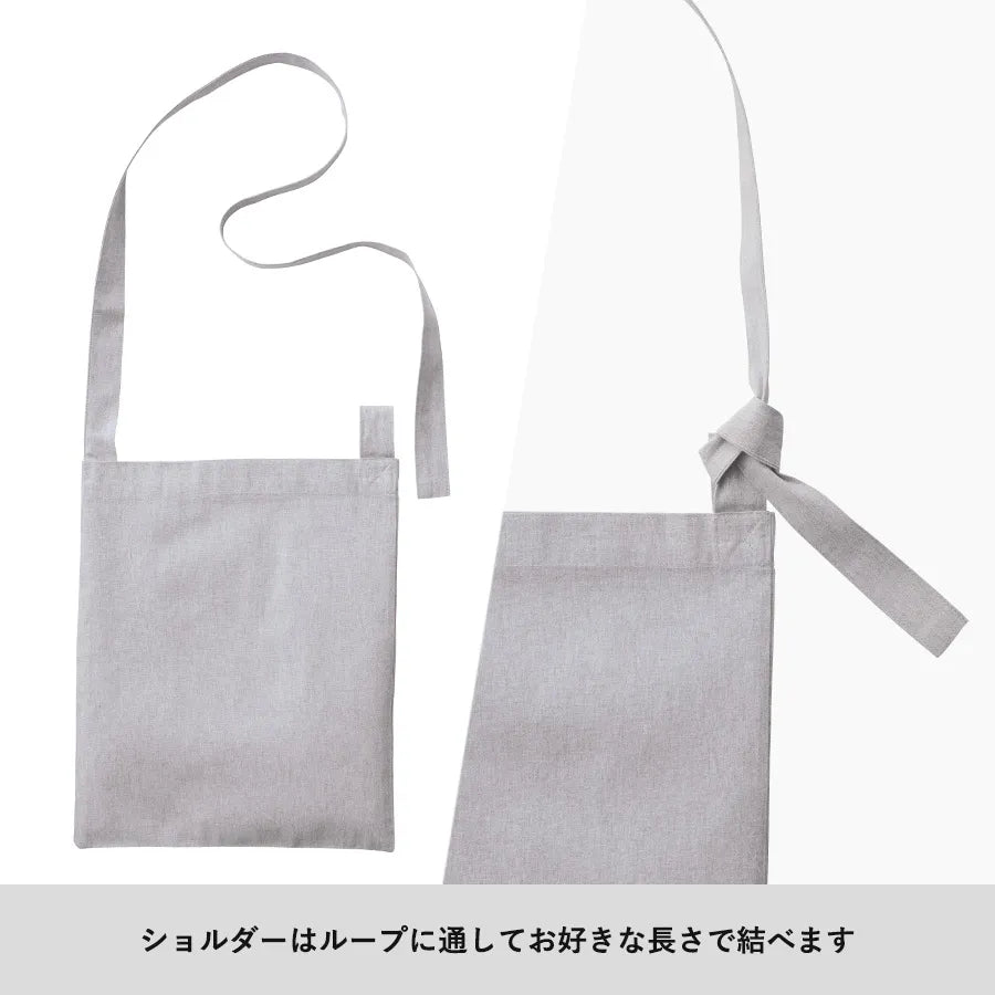 シャンブリックフラットショルダートート