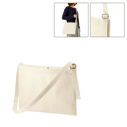 キャンバスアジャストショルダーサコッシュ ナチュラル