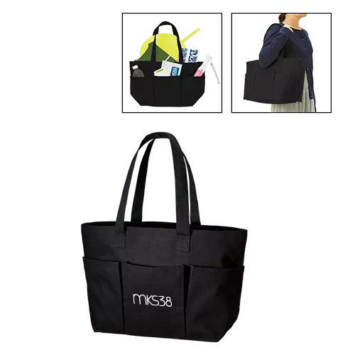 キャンバスツールトート ナイトブラック