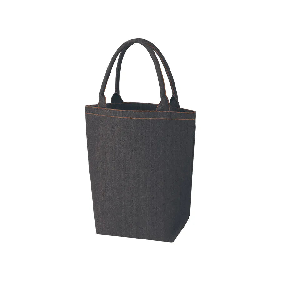 【シルク印刷必須商品】デニムライクパイプハンドルトート(M)