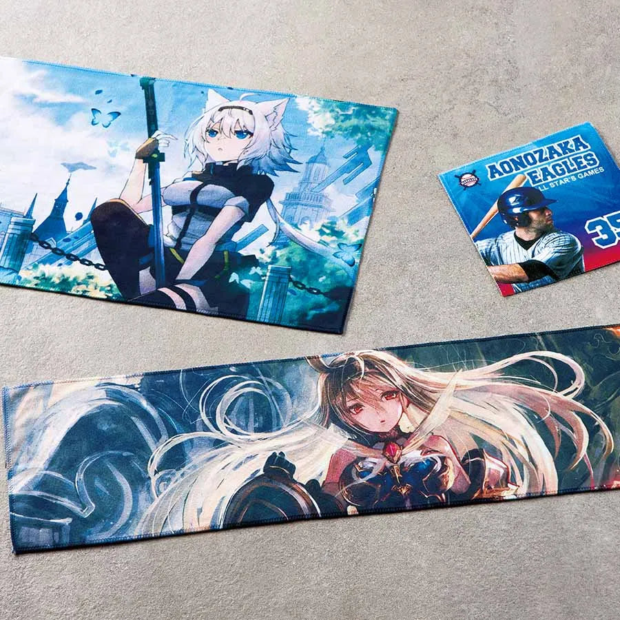 コットンWフェイス フェイスタオル 昇華転写対応