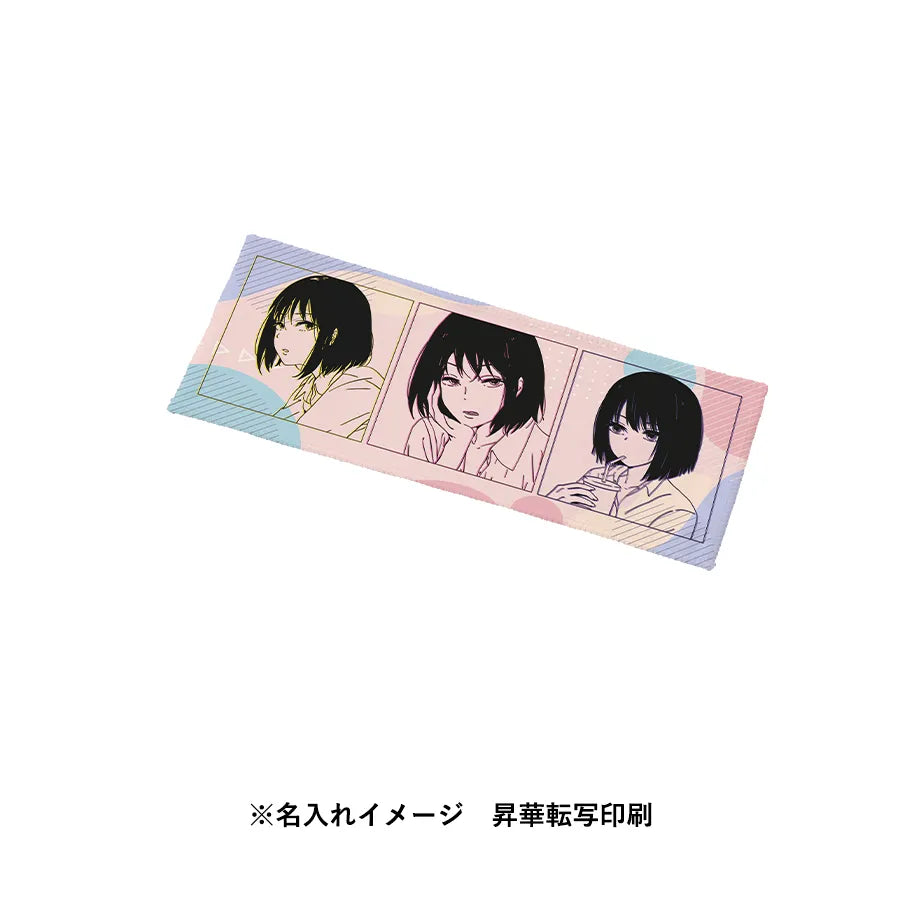コットンWフェイス ハンドタオル(ロング) 昇華転写対応 ホワイト