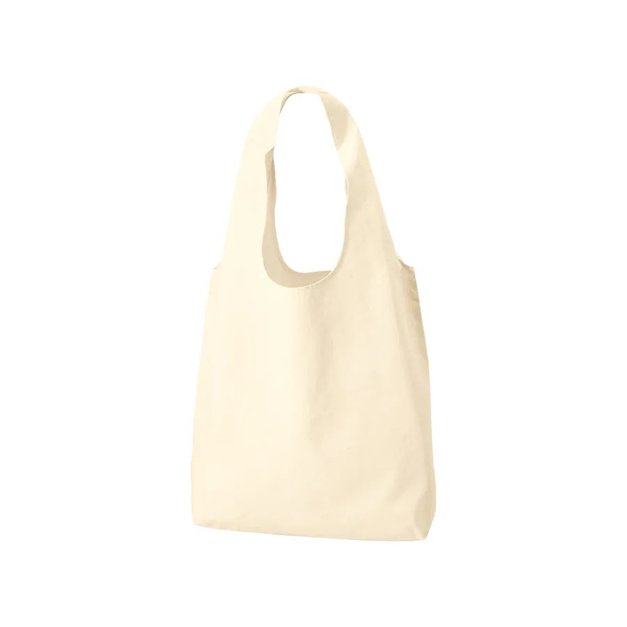 厚手コットンショルダーハンドルトート(M) ナチュラル