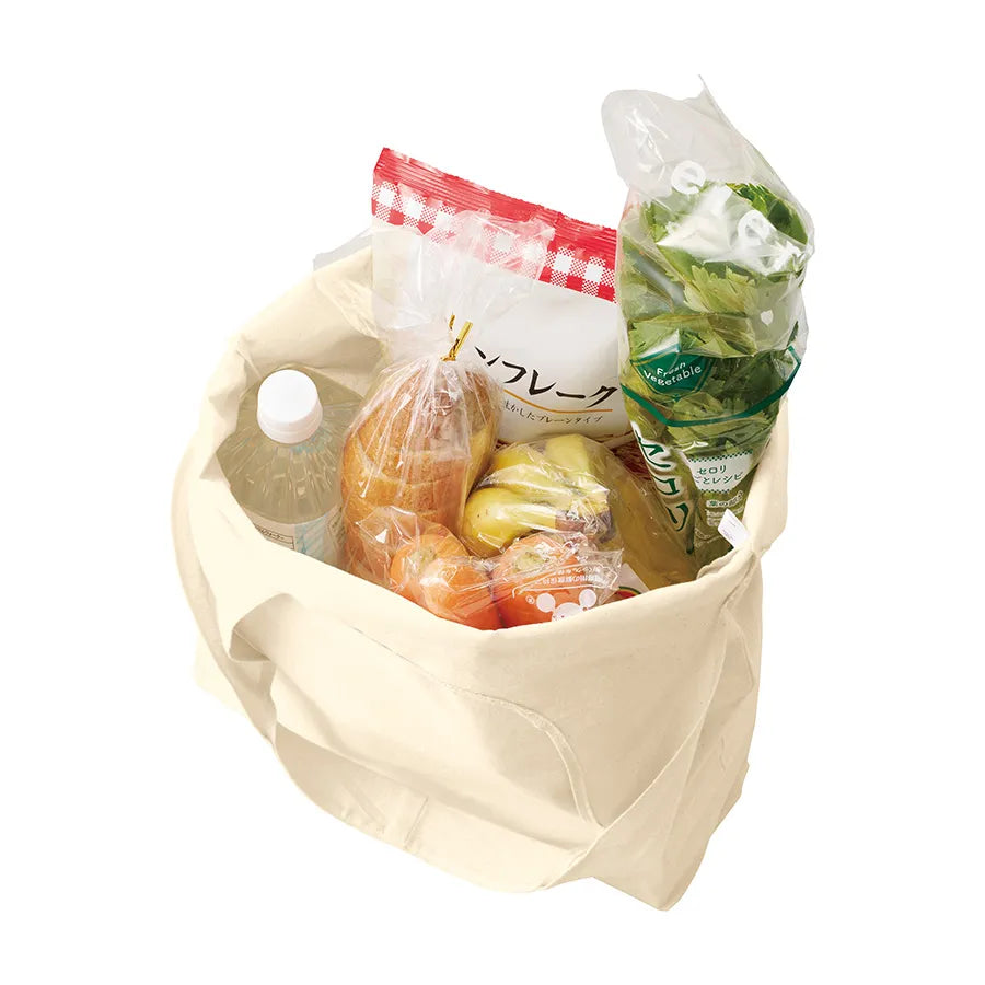 厚手コットンショルダーハンドルトート(L)