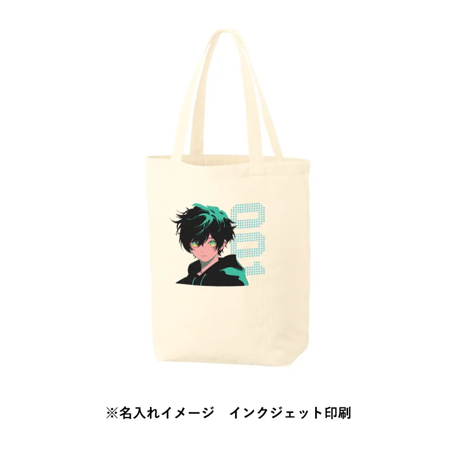 厚手コットンポケッタブルエコトート