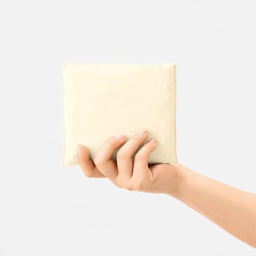 厚手コットンポケッタブルエコトート