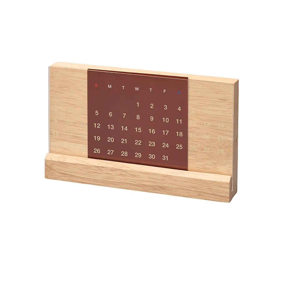 ラバーウッド万年カレンダー