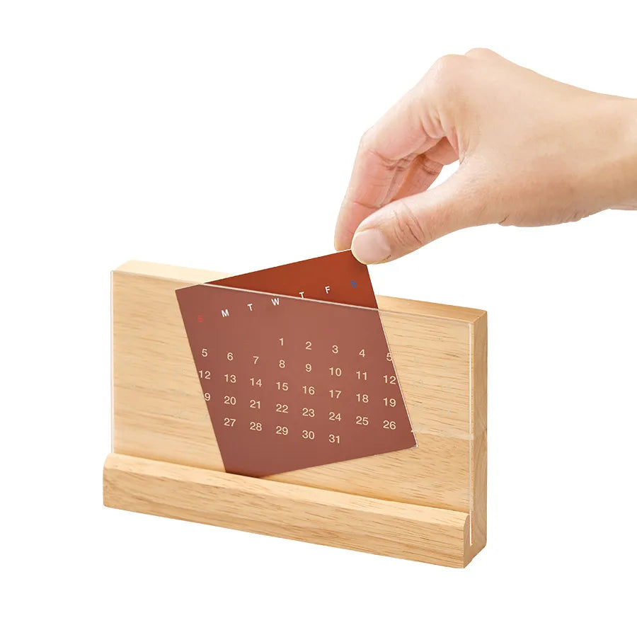 ラバーウッド万年カレンダー