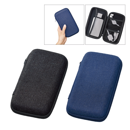 テキスタイルモバイルアクセサリーケース(L)