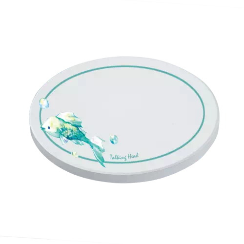 白雲石入り吸水コースター ラウンド