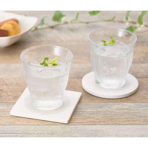 白雲石入り吸水コースター ラウンド