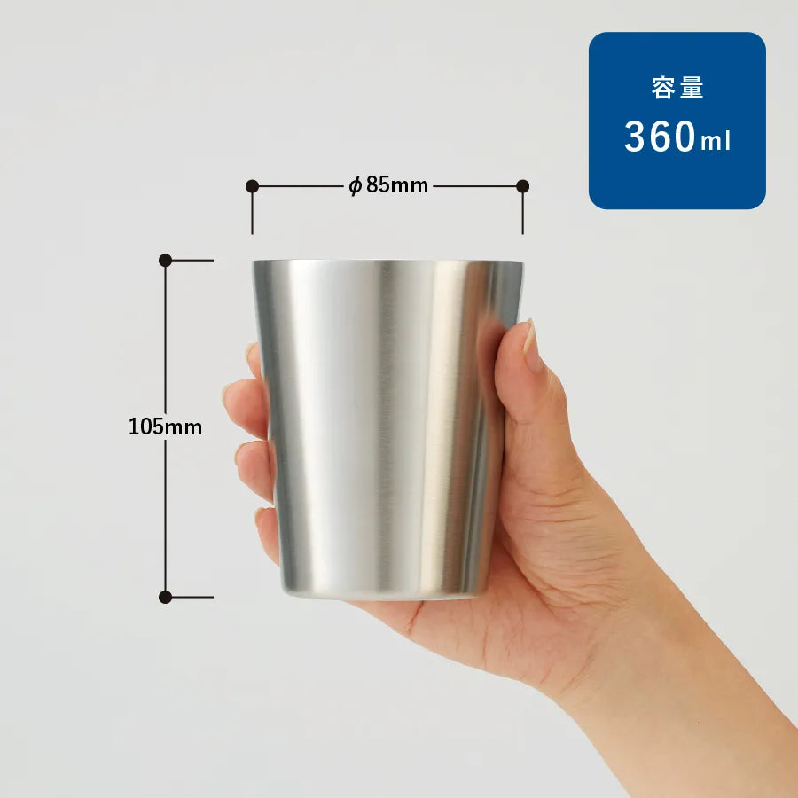 ステンレスサーモタンブラー 360ml