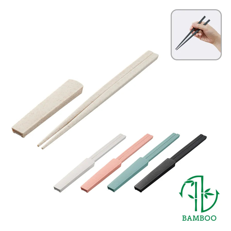 箸キャップ付き箸(バンブーファイバー入タイプ)