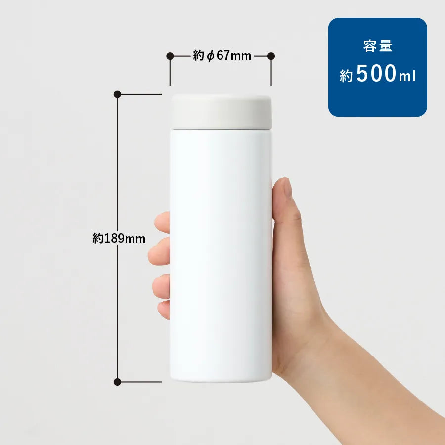バイカラーサーモステンレスボトル 500ml