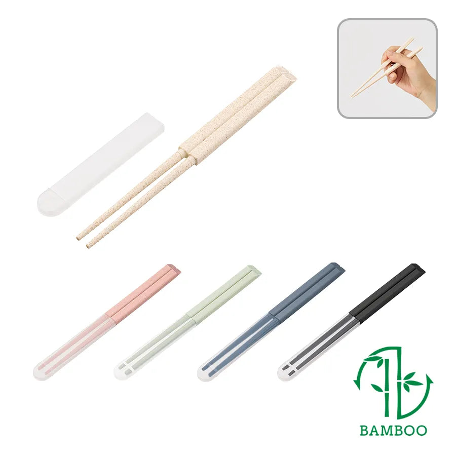 エコ箸 ハーフケース(バンブーファイバー入タイプ)