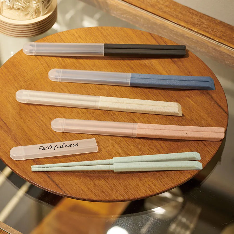 エコ箸 ハーフケース(バンブーファイバー入タイプ)