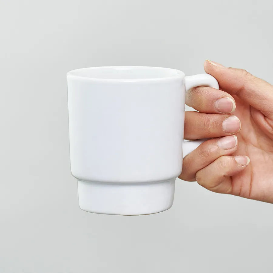 陶器マグ スタッキング ホワイト
