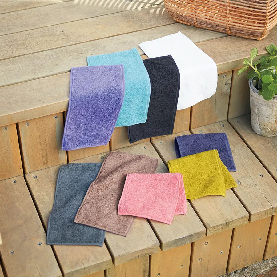 今治ピュアカラーハーフタオルハンカチ