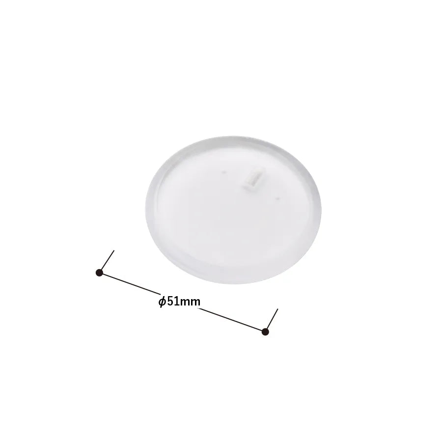 ライティングバッジ 丸形 クリア