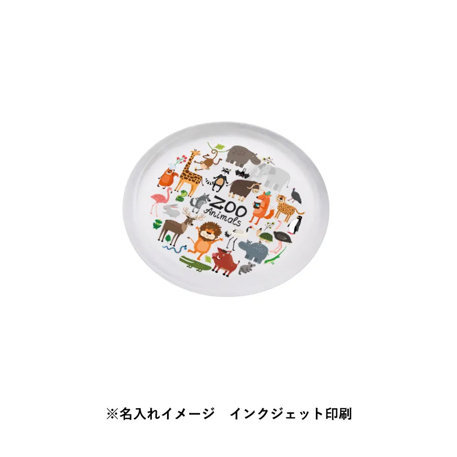 ライティングバッジ 丸形 クリア