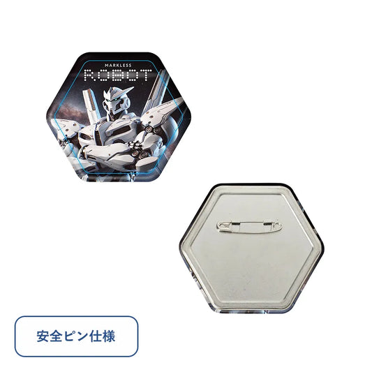 缶バッジ 六角形
