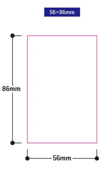 アクリルカード (1mm厚) 56×86mm